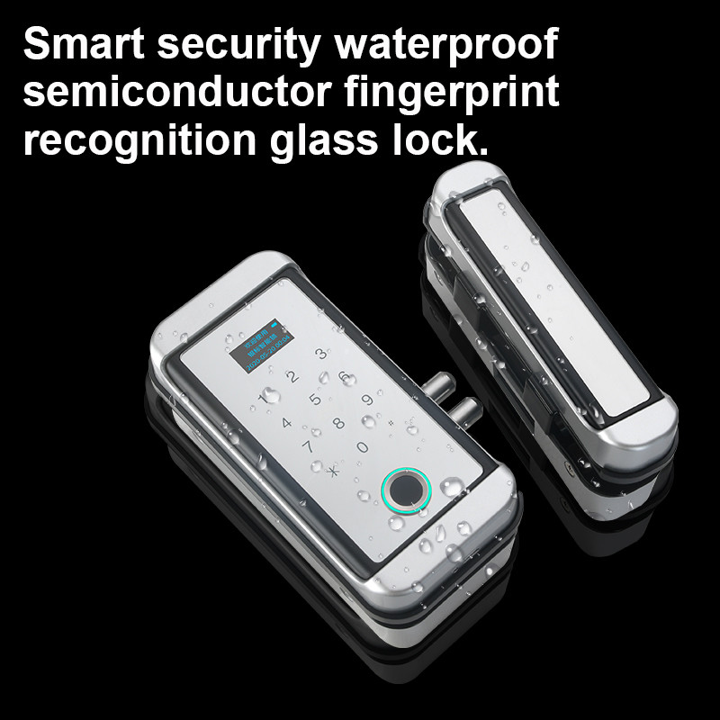 Waterproof 1.7in IP68 Sliding Door Fingerprint Lock FCC