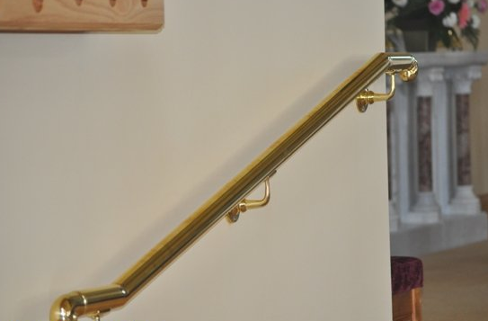 Classic Brass Handrail Works Design Brass Stair Rails for Outdoor