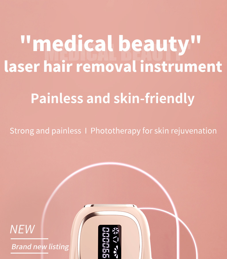 Ice Cool Ipl Laser Hair Epilator Removal Machine Permanent Painless Hair Remover Device