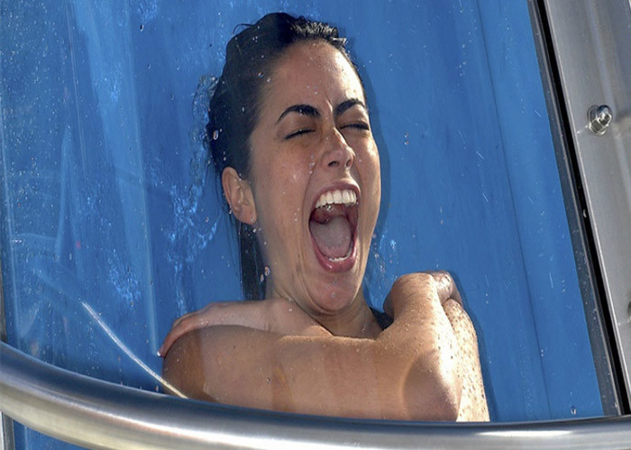 Commercial Fiberglass Custom Water Slides Adult Stimulating High Speed Slide