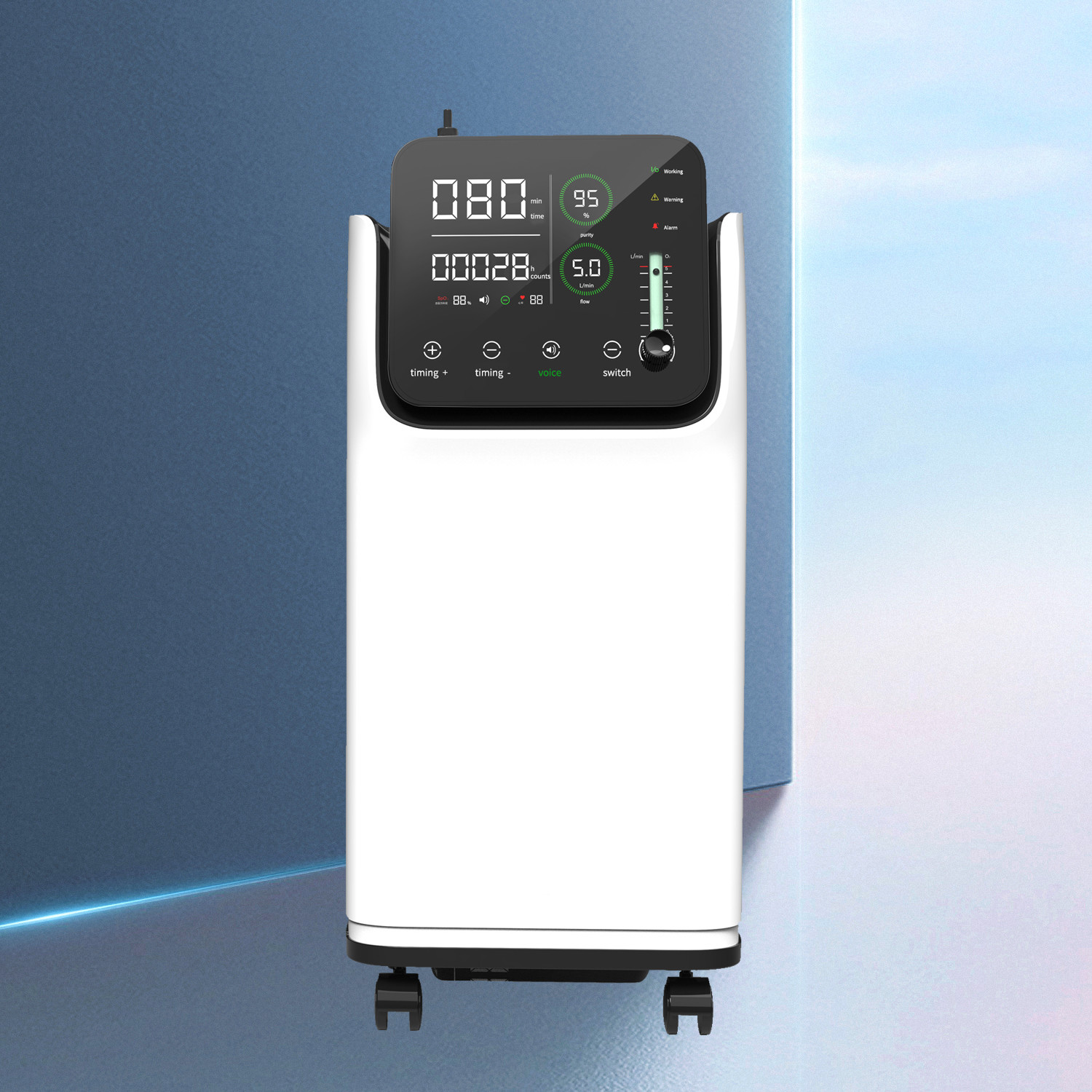 Medical Health Care 5 Litre Oxygen Concentrator With Nebulizer