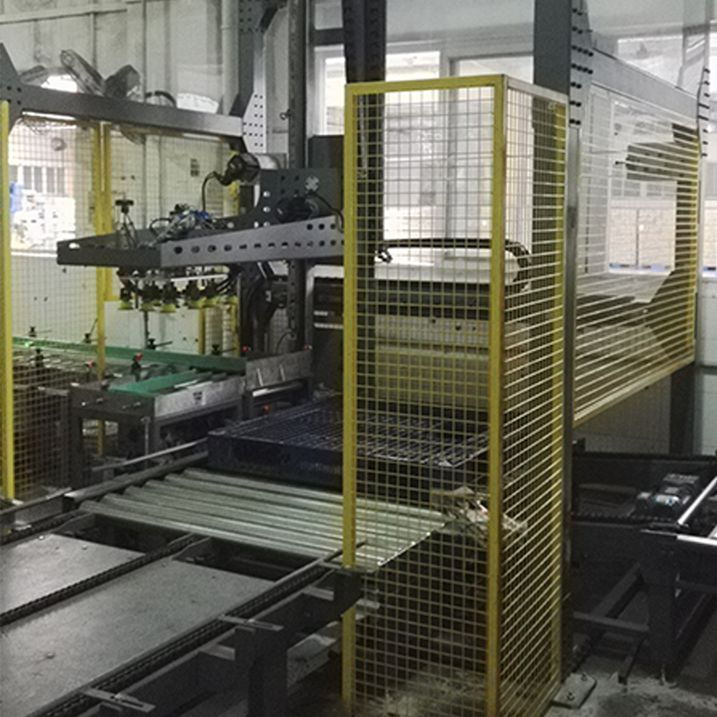 Food Packaging Palletizing Line Machine Industrial Servo Cartesian Palletizer