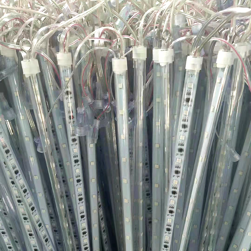 Dmx 3d Meteor Tube Vertical Kinetic Led Pixel Tube for Interior Decoration
