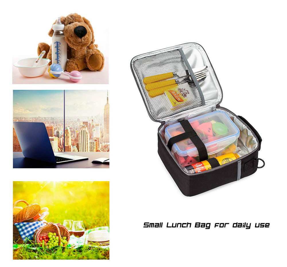 Water Resistant Unisex Polyester Insulated Lunch Bags