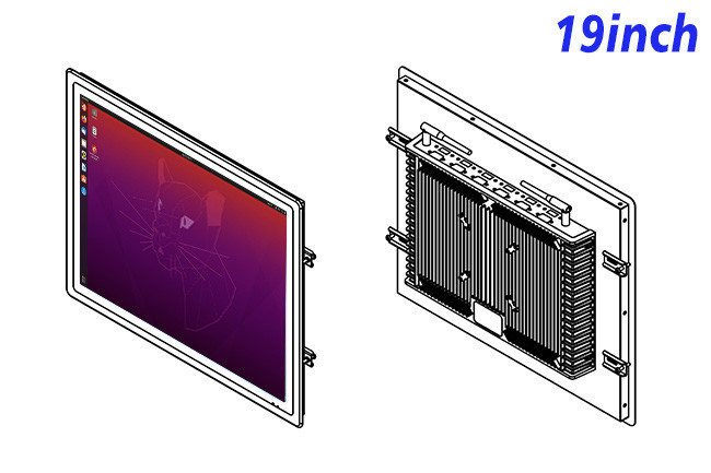 19-Inch Integrated Linux Display for Access Control and Medical Diagnostics