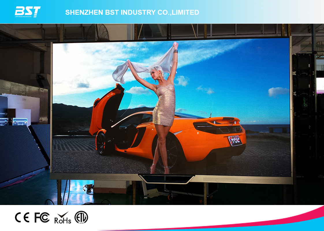 P2.5 indoor advertising LED Display, HD Flexible LED Video Display 480 x 480mm Cabinet Size