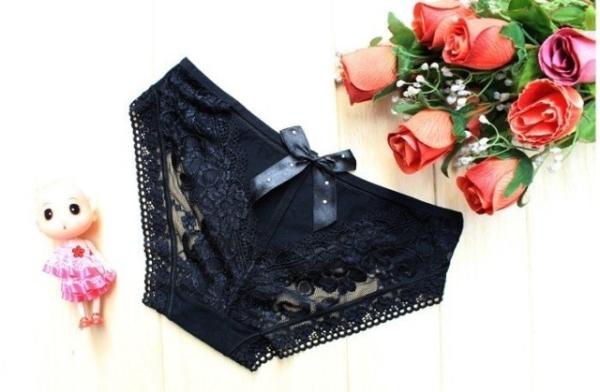 Quality Sexy Sheer Thong with strap bowknot for sale
