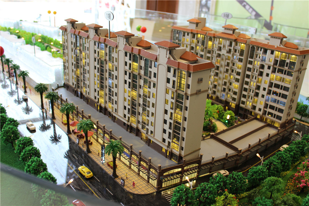 Desktop 3D Printed Architectural Model 1 / 100 Scale Refined Handmade Technic