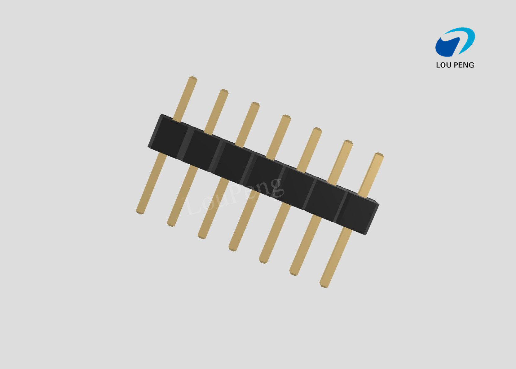 Pin Header 1x07pin 2.00mm pitch vertical
