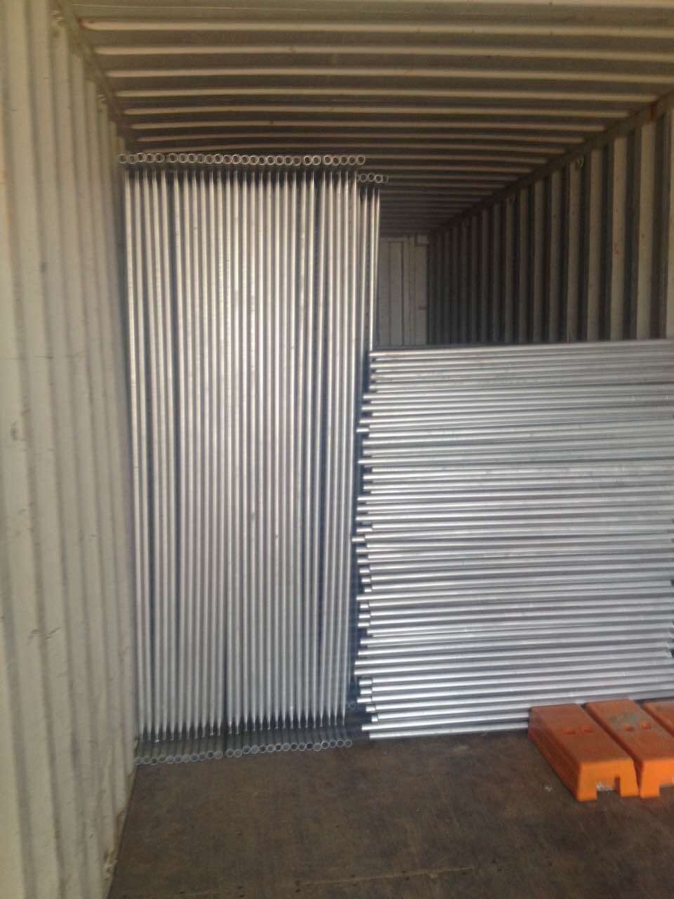 200g/M2 Zinc Coated W2.4m Temporary Steel Fencing For Construction Site Security