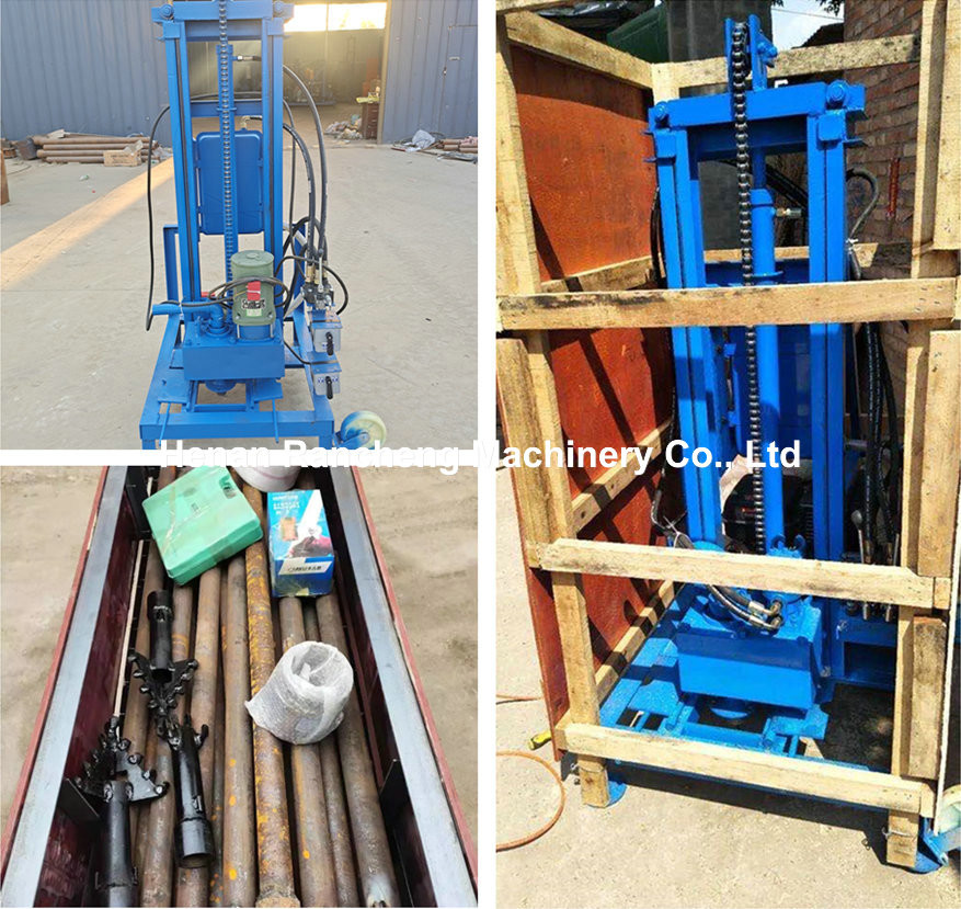 150m Depth Portable Water Well Drilling Machine 11KW Three Phases Electric Motor