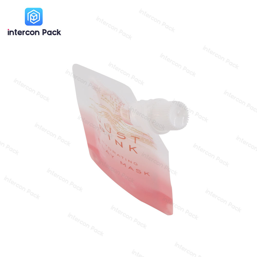 Stand Up Plastic Packaging Bag Digital Printing Polyester Film With Mouthpiece