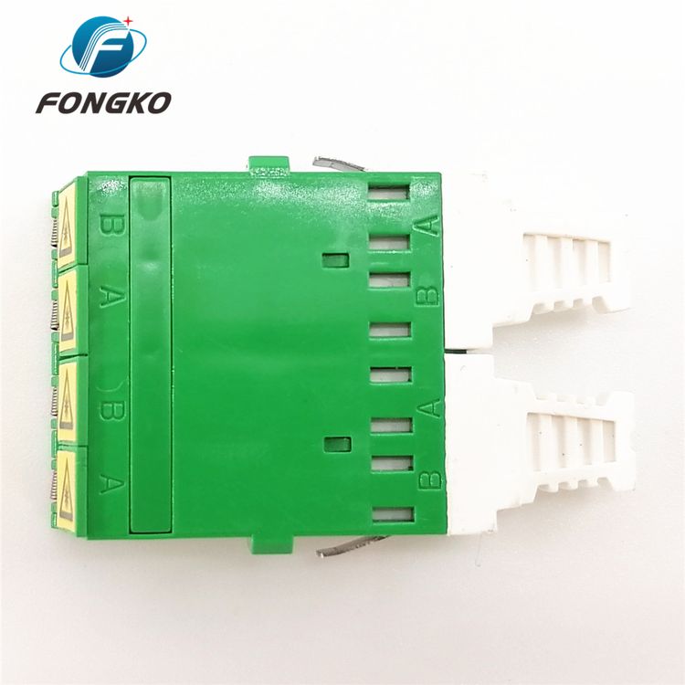Lc Flangeless Quad Shuttered Auto Shutter Optical Sm Fiber Optic Adaptor Connector Adapter