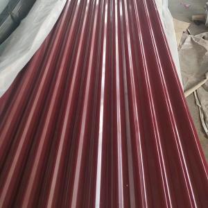 Buy cheap PPGL Colour Coated Profile Sheets Hot Rolled BS Trapezoidal Sheet Metal Roof product
