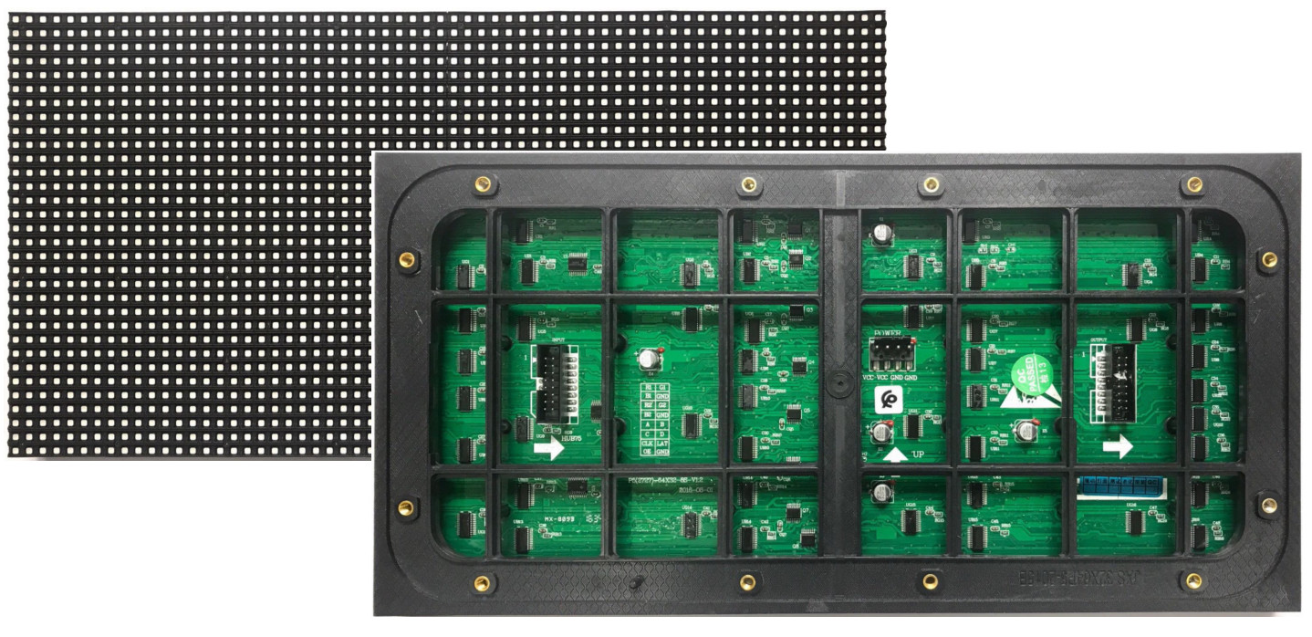 Front Service Stretched LED Video Display Panel 64*32 Resolution LED Large Screen Display Shenzhen Factory