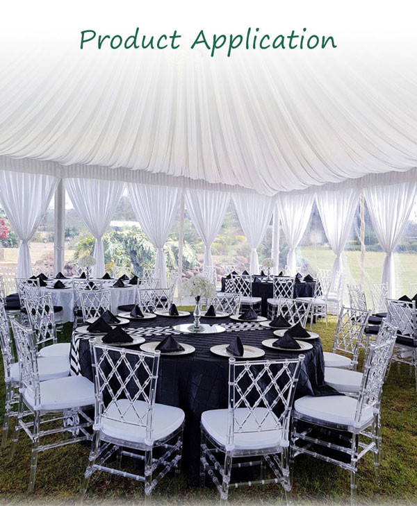 Bride Groom Resin Wedding Banquet Chairs Stackable Chiavari Diamond Crystal 40x40x92cm