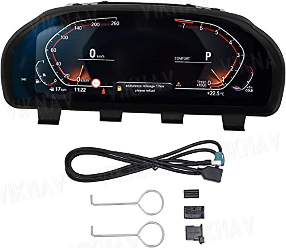 Viknav For BMW 5series F10 F11 GT series GT F07 6series F06 F12 7series F01 F02 (2008-2018) 12.3 inch Newest Speedometer