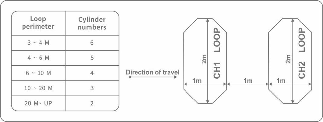 Double Channel Car Parking Management Inductive Loop Detector Factory
