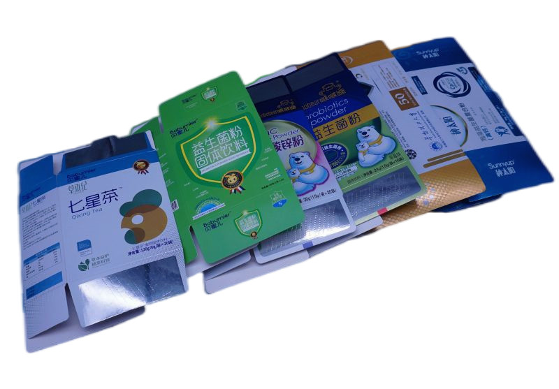 Gold Silver Paper Food Boxes Recyclable , Food Grade Packaging For Soft Drinks 16x11x6cm