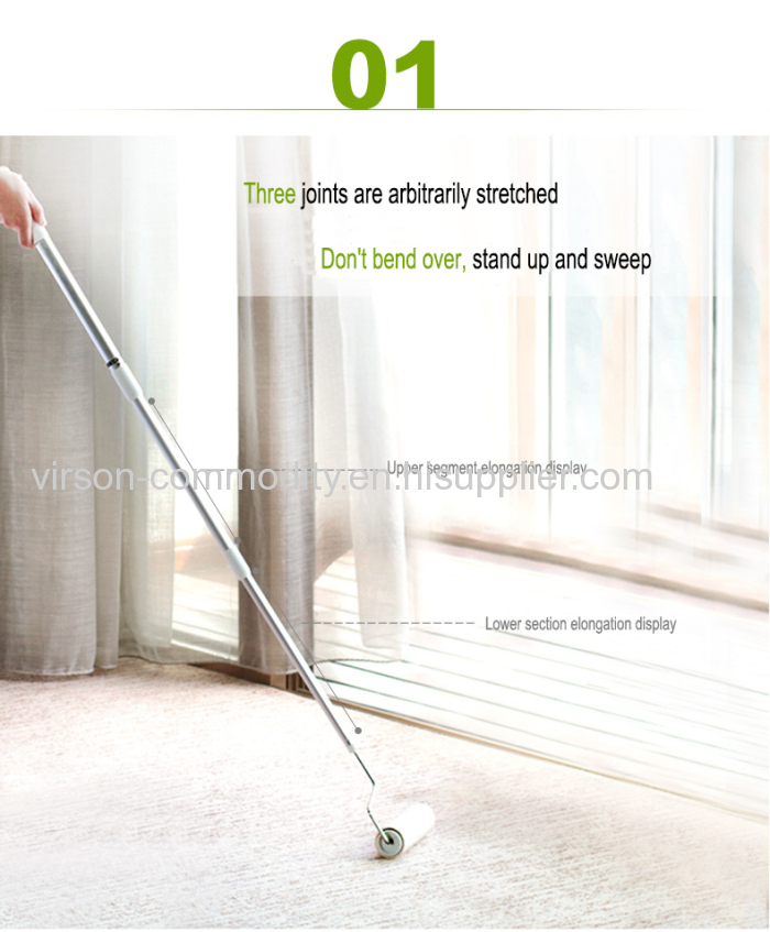 Super Sticky Large Lint Rollers for Floor Carpets,Pet Hair Extra Sticky with Long Handle for Sofa, Cars, Clothes