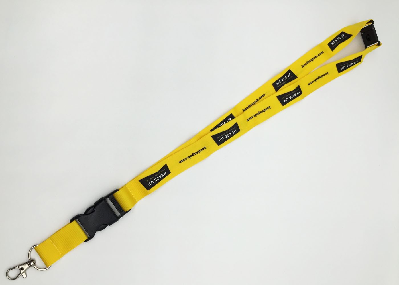 2cm Wide Silk Screen Lanyards / Safety Lanyards For ID Badges