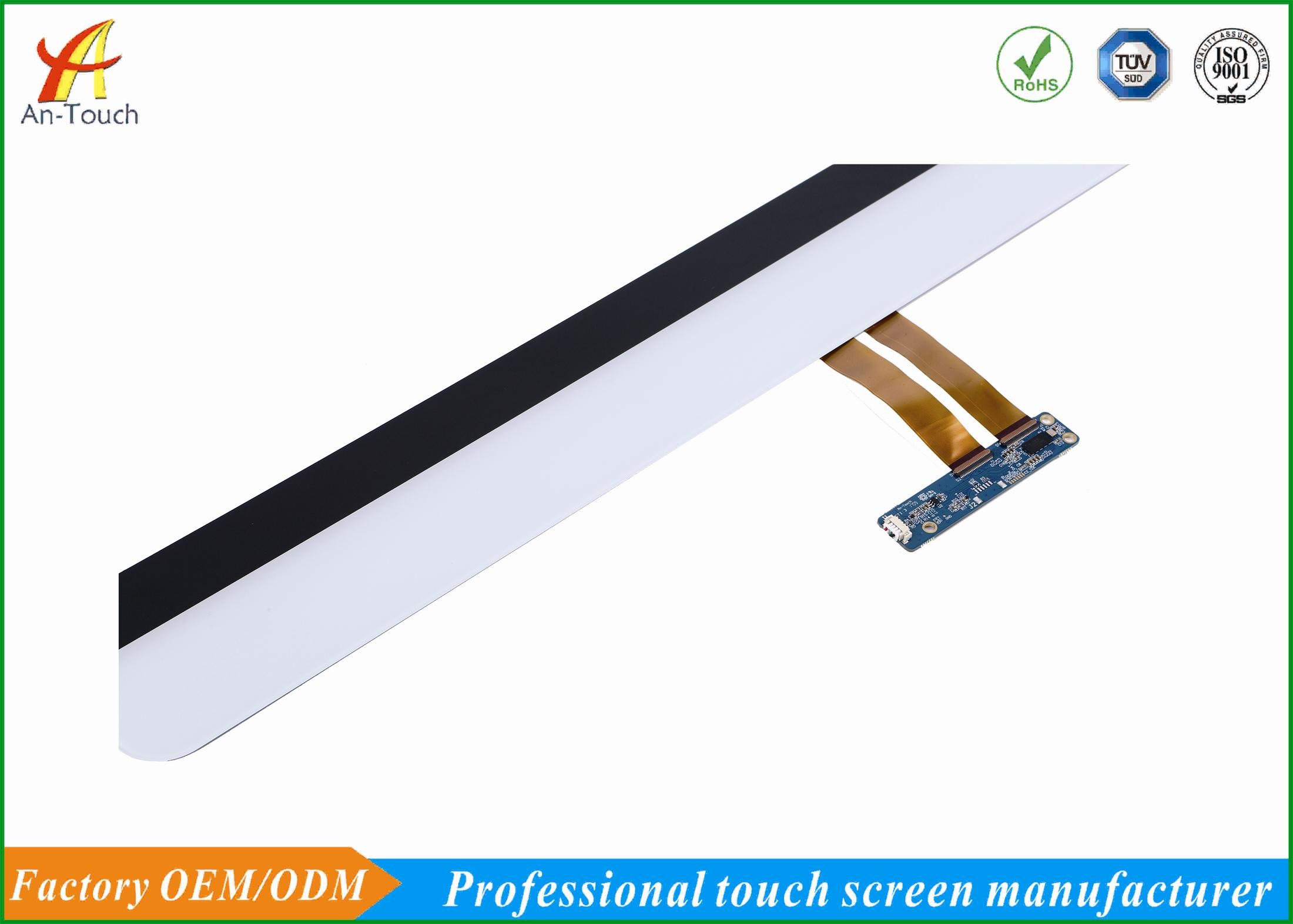 10 Point Smart Home Touch Screen Digitizer Glass Panel 4096x4096 Resolution