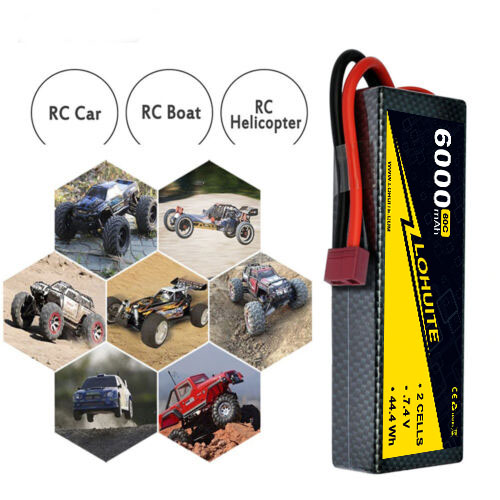 2s 7.4v 6000mah 60C Lipo Battery The Perfect Combination Of Power And Durability