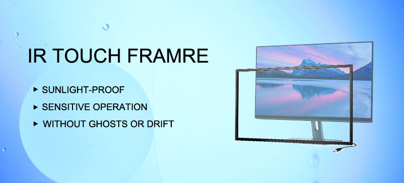 YCLTOUCH 32 inch infrared multi touch screen frame with 20 touch points