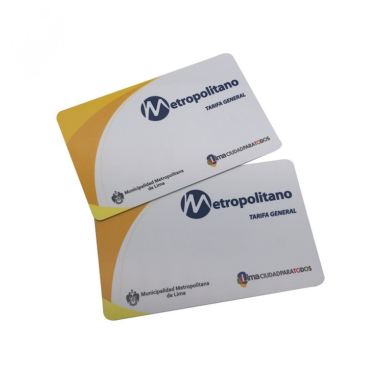 Plastic Smart 13.56MHZ RFID Card ISO 14443 B Standard 0.8mm-0.84mm Thickness