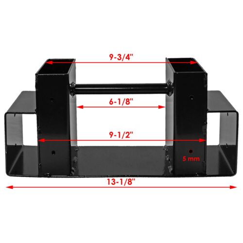 Steel Firewood Log Rack Bracket Kit for Fireplace or Fire Pit Wood Storage Holder