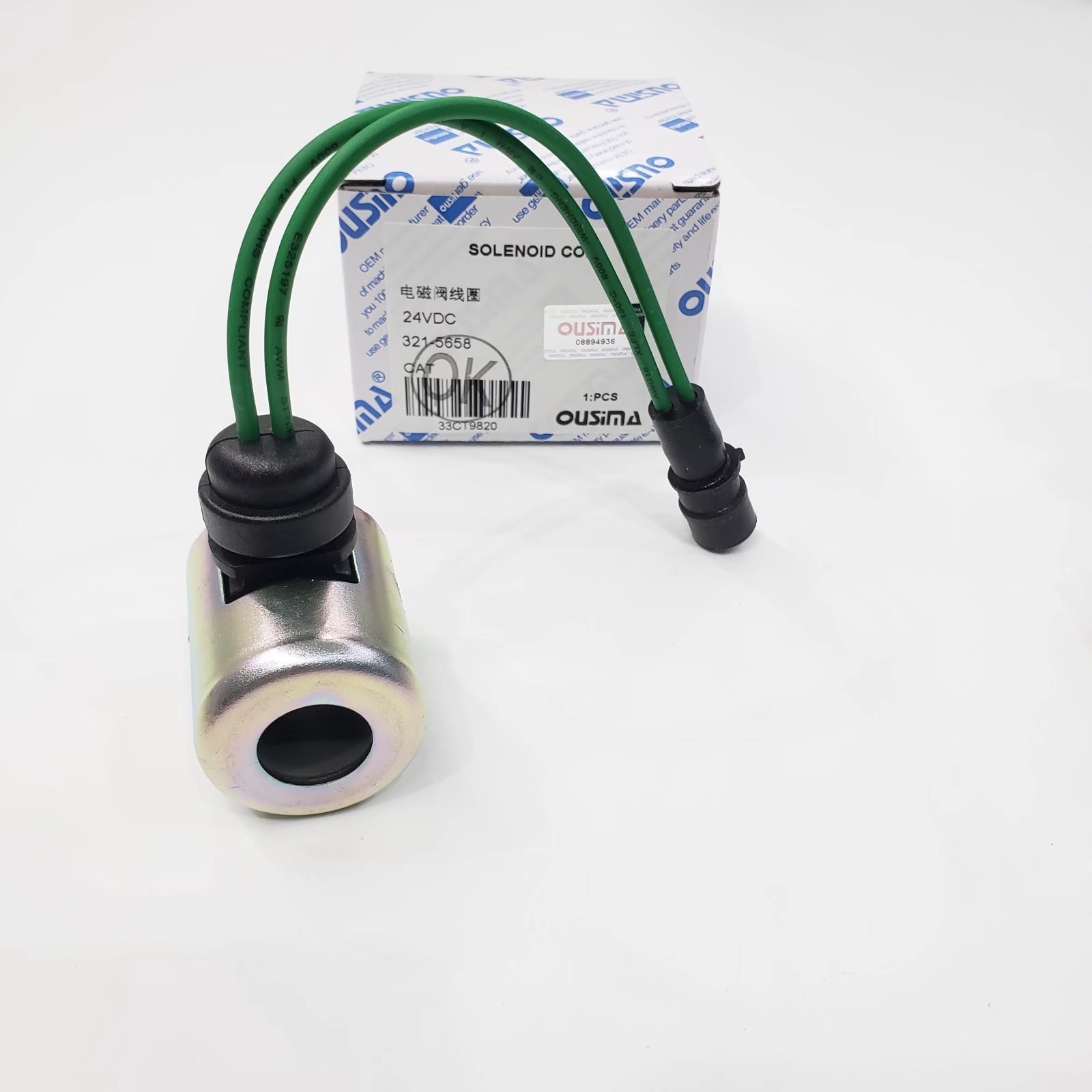 321-5658 Solenoid Valve Coil 24V For Excavator Spare Parts