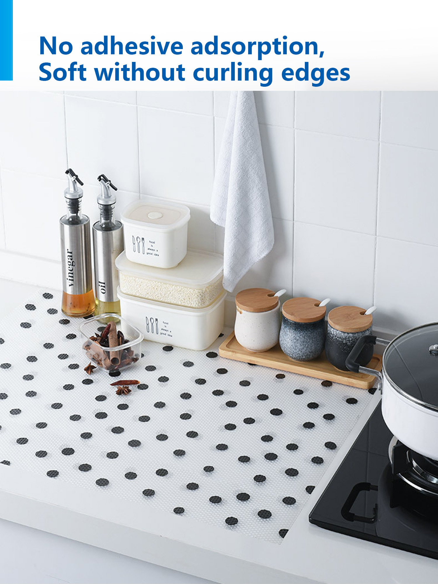 220gsm-650gsm Anti Slip Dustproof Waterproof Home Kitchen Drawer Shelf Mat Liner
