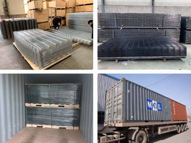50mm X 200mm Mesh Size Double Loop Wire Fence Square Post For Protection