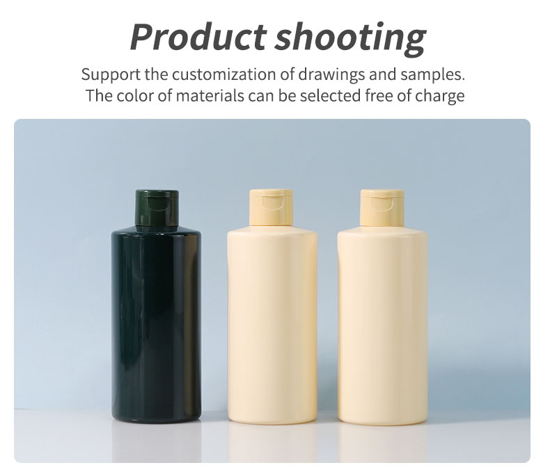 300ml 500ml PET Bottles Cosmetic Body Wash Bottle For Skincare Necessities