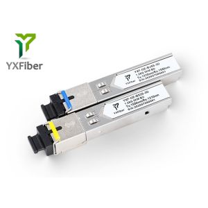 Buy cheap 1.25G BIDI 3km 1310nm 1550nm SFP Transceiver Module product