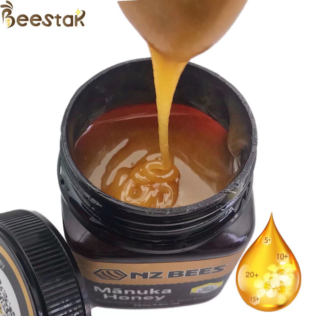 500g MGO100+ Manuka Honey Natural Bee Honey Gift 100% Pure And Natural Bee Honey New Zealand Pure Raw Honey