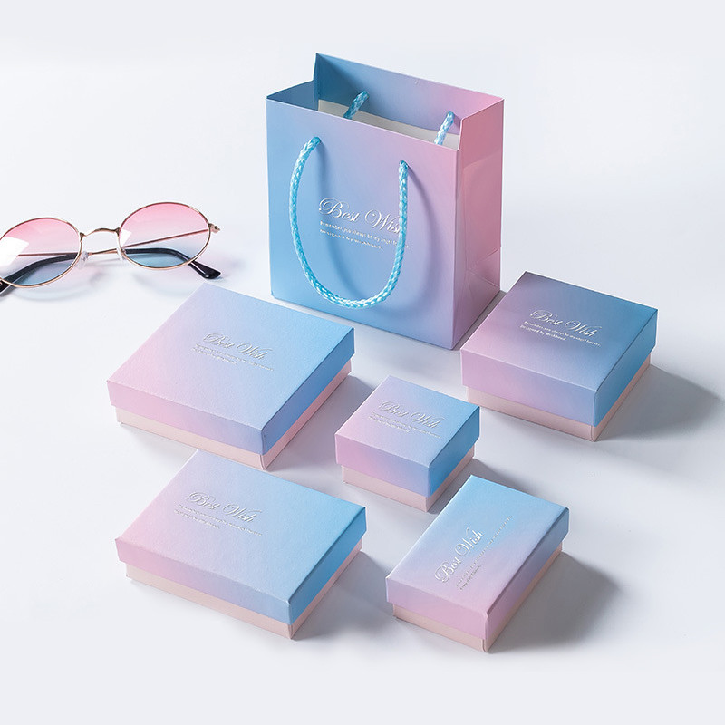Matt lamination Cardboard Box Gift Packaging Various Models And Sizes cardboard jewelry boxes
