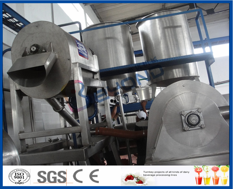 Fresh Pineapple / Mango Juice Processing Plant With Can Packaging Machine
