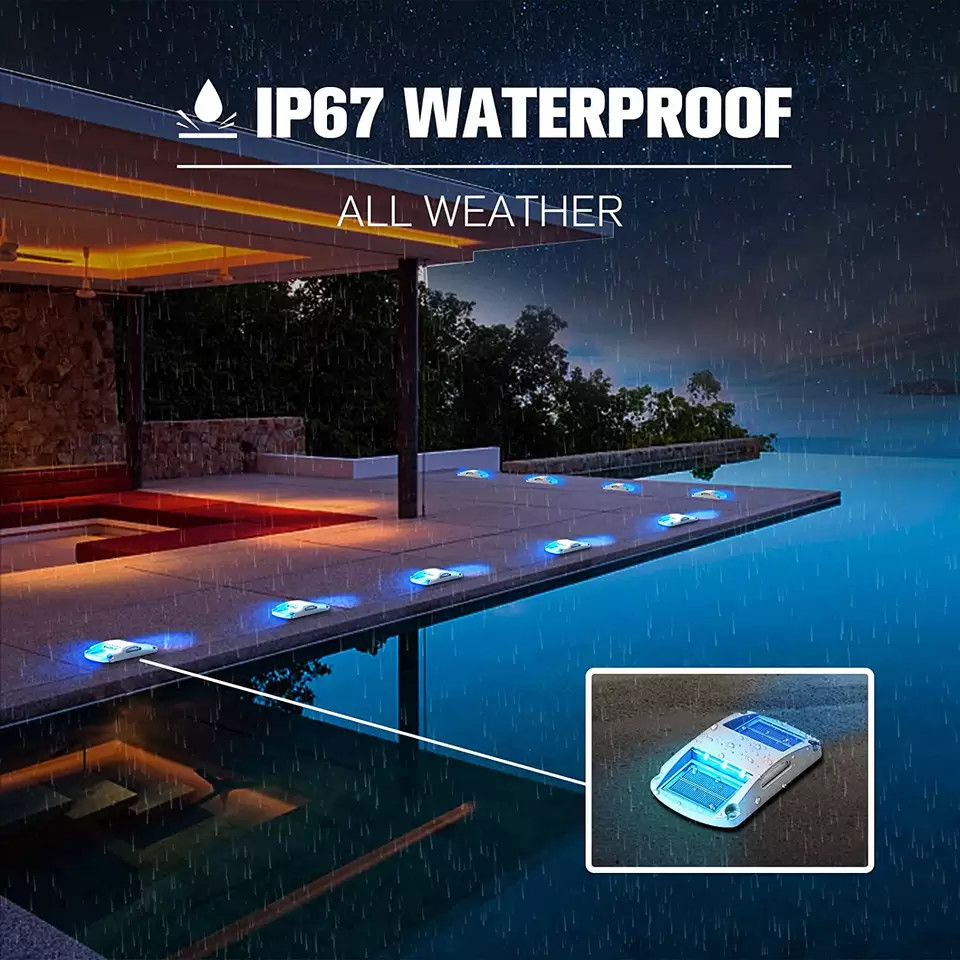 IP68 Aluminium Solar Reflective Road Stud Car Shape Solar Powered LED Deck Lights