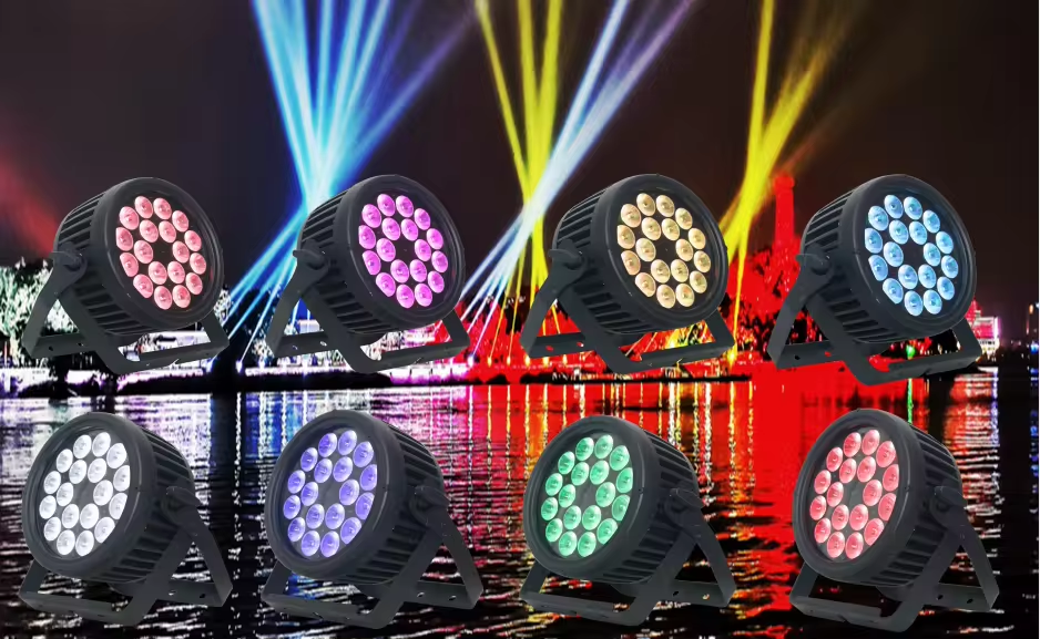 DMX Control Dyeing Par Light Sound Activated LED Matrix Light For DJ Bar Party