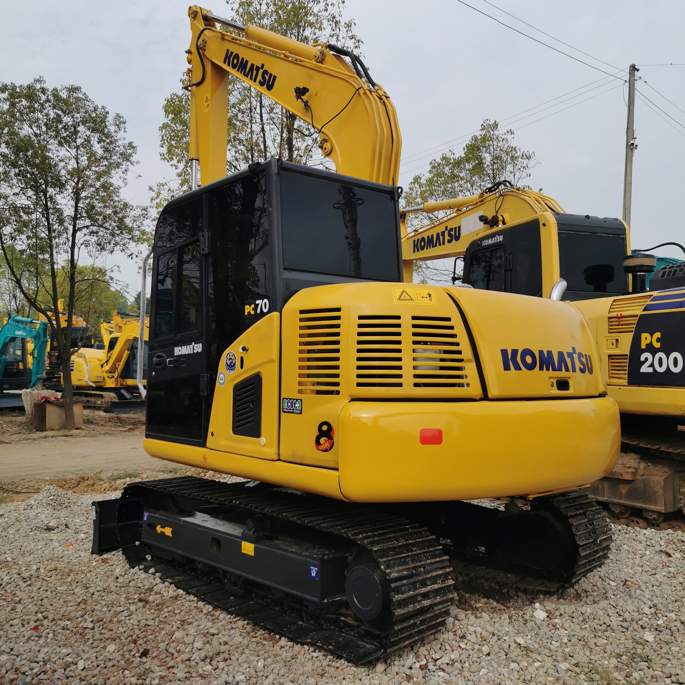 Komatsu PC70 Small Excavator Used with 1700 Working Hours and 6.5TON Operating Weight
