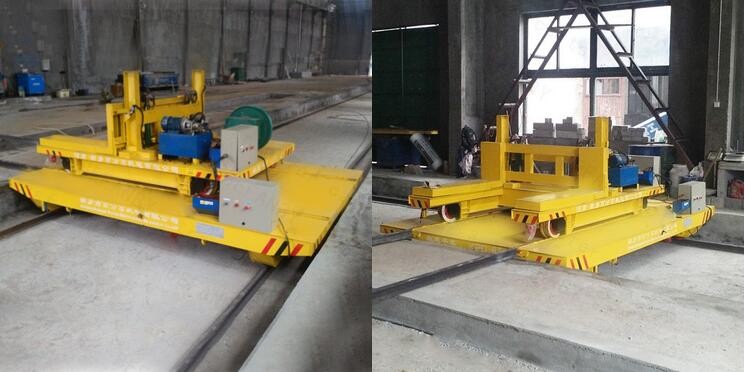 Heat Resistant Battery Powered Carts Industrial , Painting Line Material Transfer Carts