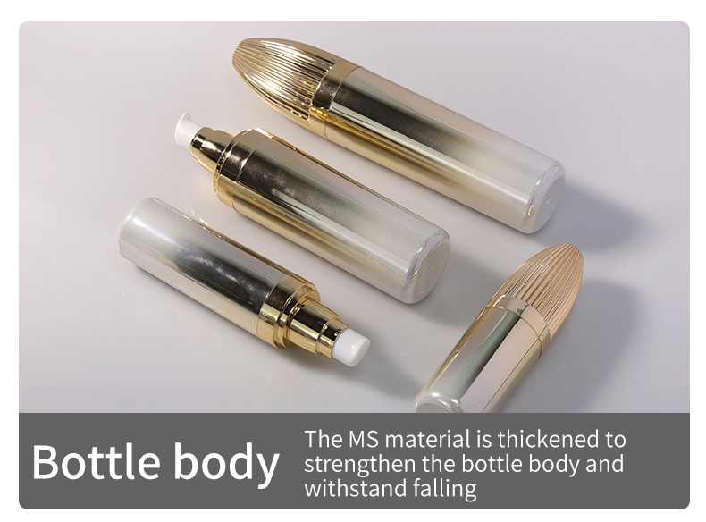 Electroplate Luxury Acrylic Set Liquid Foundation Bottle Face Cream Jar Pumb Spray Bottle For Cosmetic Packaging