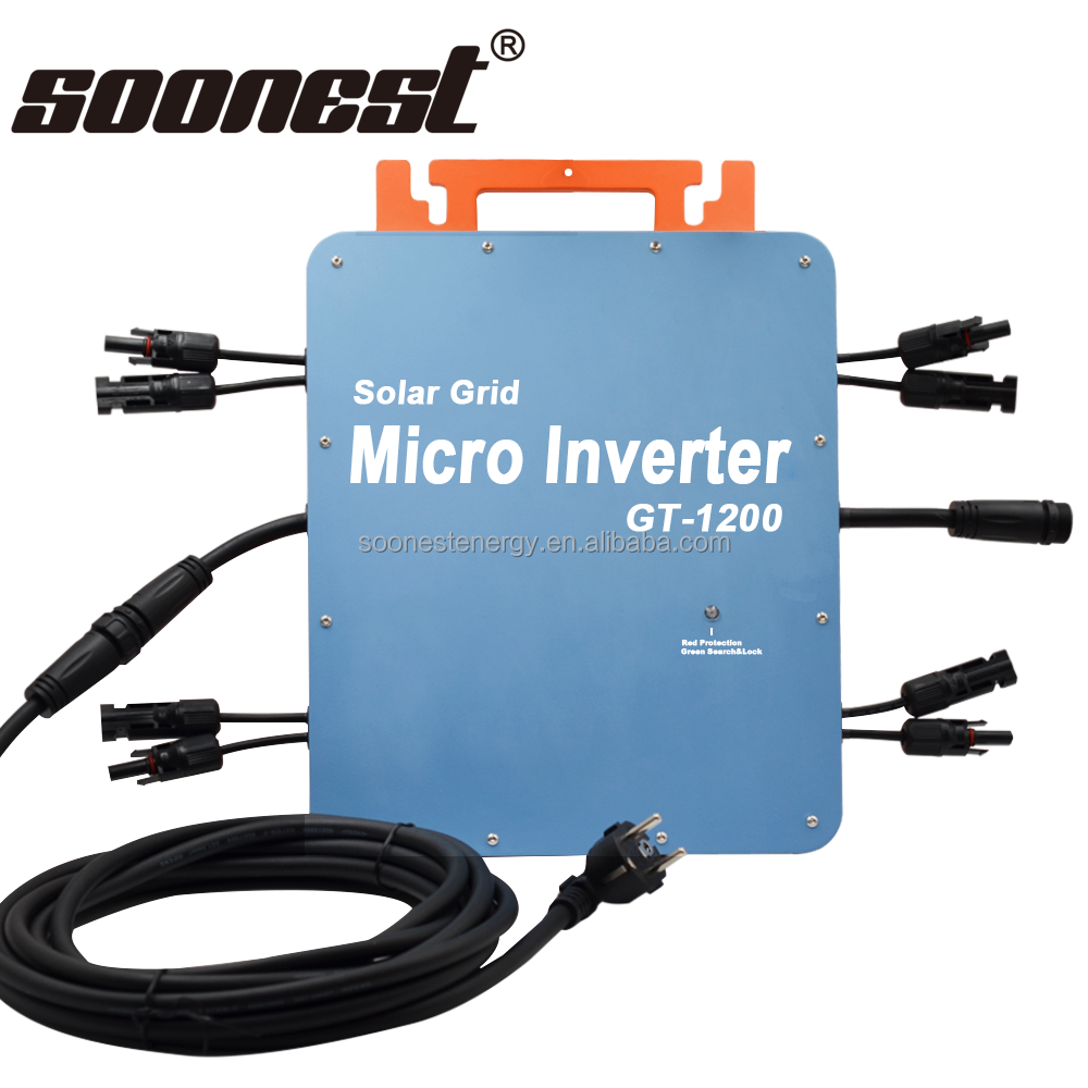 1200W Competitive Price Solar Grid Tie Micro Inverter Oem Golden Supplier Solar Inverter 1600W Mppt Grid Tie Micro Inverter