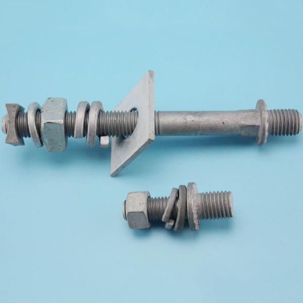 Quality Gavanized Steel 3/4"X1.75" Short Shank Line Post Studs for Poleline hardware for sale