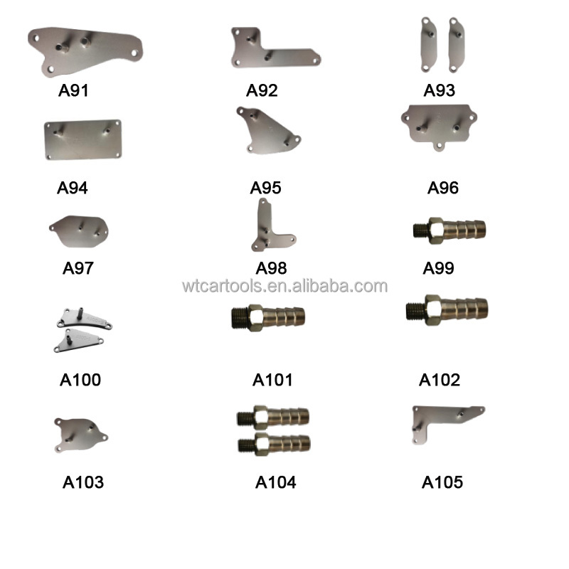 Aluminum ATF Machine Transmission Fluid Adapter Kit Silver No Oil Leakage