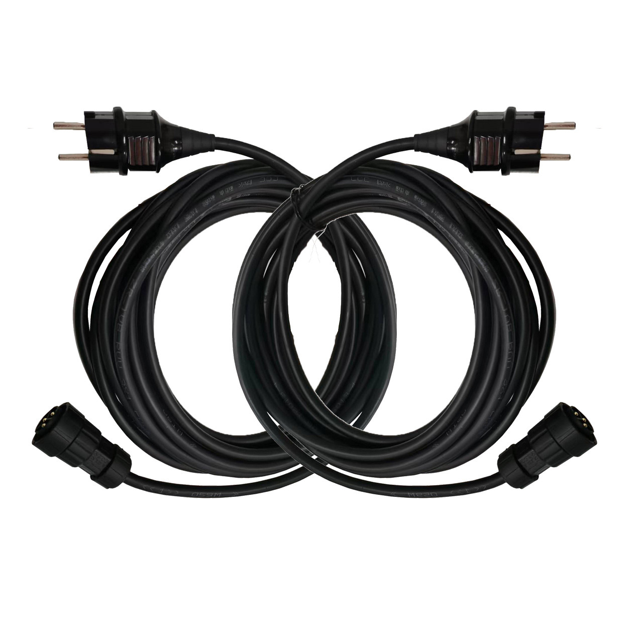 XLPE Solar Ac Cable 5m Grid Tie Inverter Solar Panel Cable Copper Black