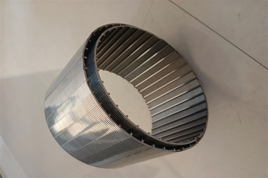 159mm 168mm Profile Wire Screen Wrapped 304 Stainless Steel Wire Filter