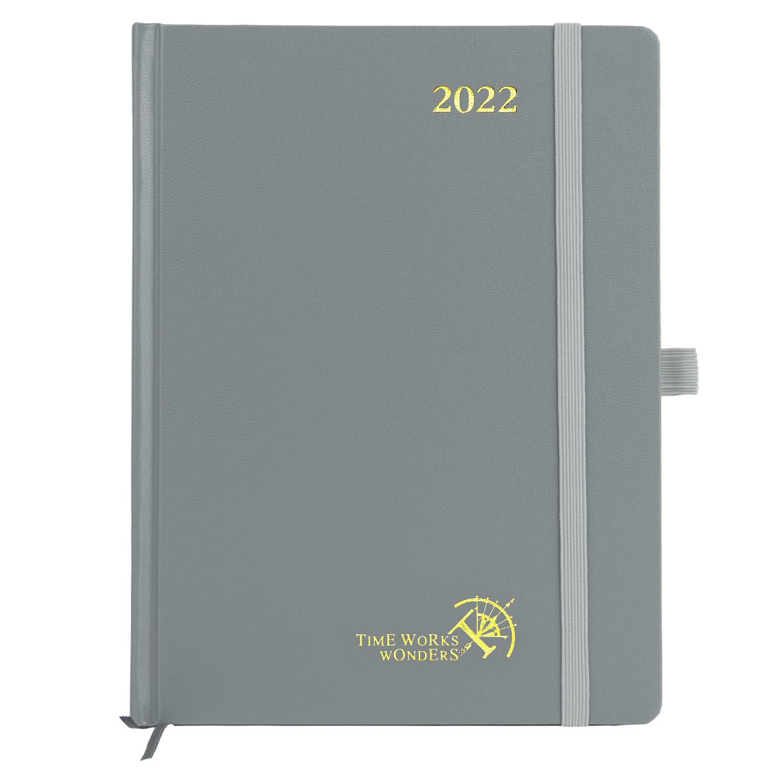 Grey custom Hardback Academic Planner From Jan. 2023 To Dec. 2023