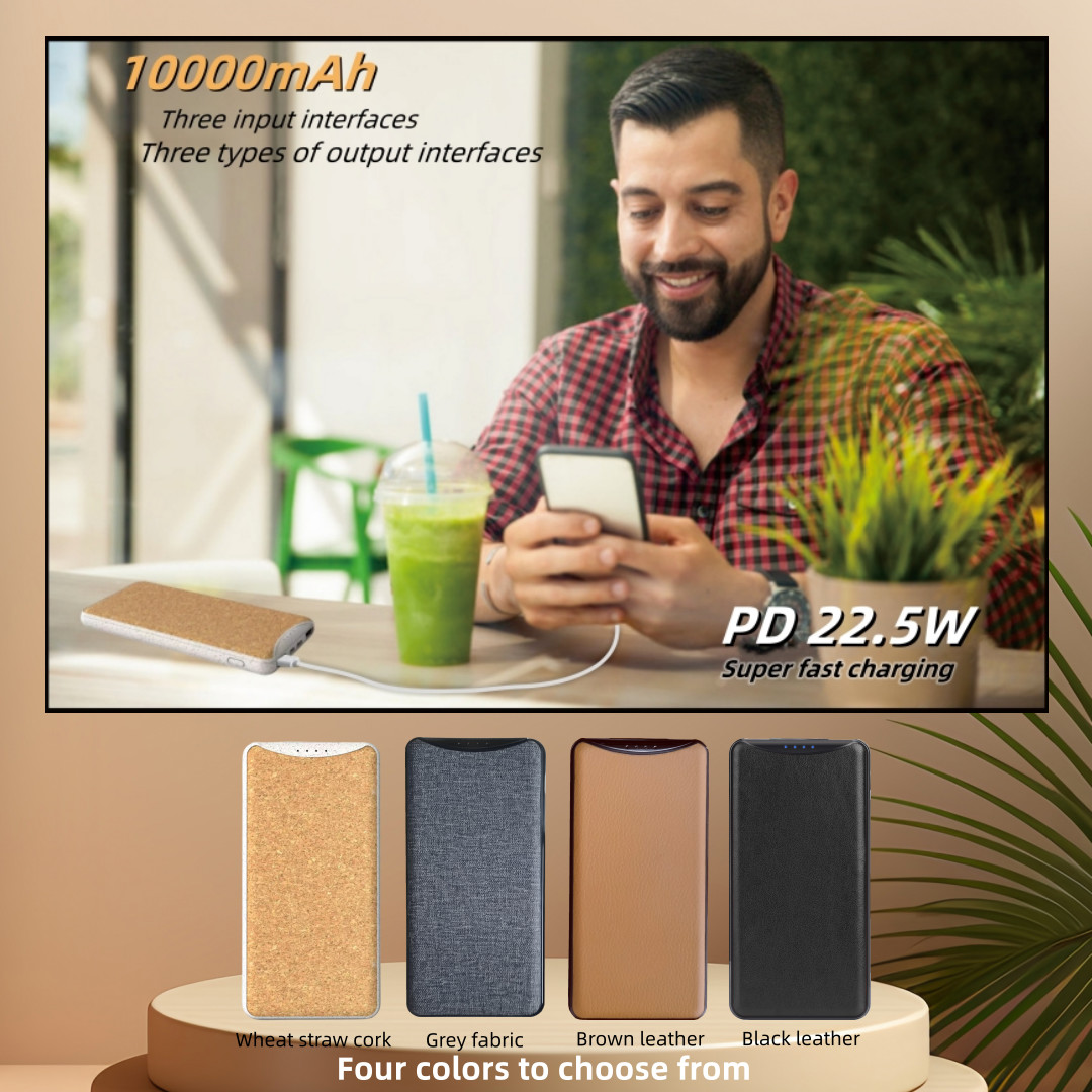 Mobile Power Supply 10000mAh 22.5W 3 Mobile Phones Fast Charging Simultaneously